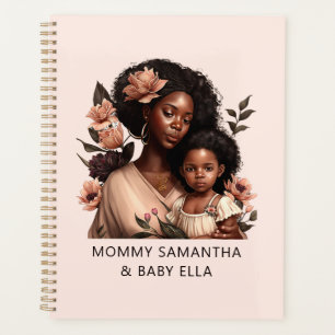 Beautiful Black Mom and Daughter (9) Planner
