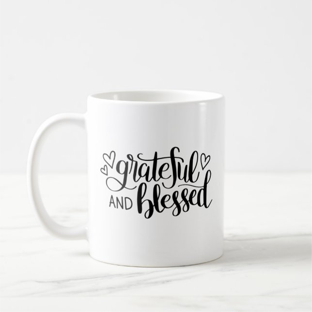 Beautiful Black Quote  Coffee Mug (Left)