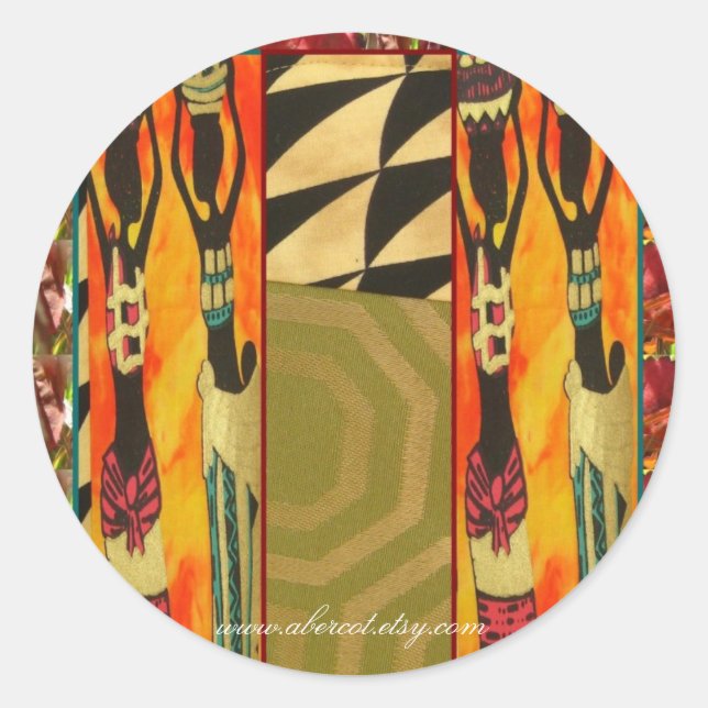 Beautiful Black Women and Water Jugs Stickers (Front)