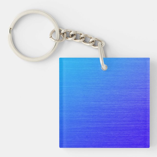Beautiful Blended Blue Keychain (Front)