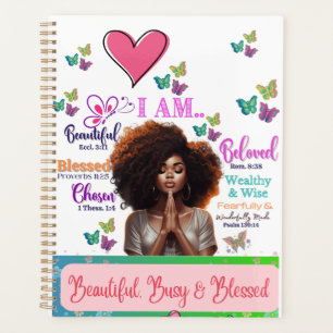 Beautiful, Blessed and Busy Monthly Planner