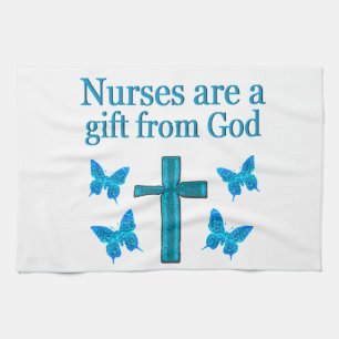 BEAUTIFUL BLESSED NURSE DESIGN KITCHEN TOWEL