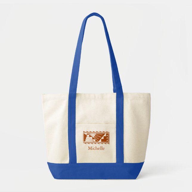 Beautiful Blessings in Rust Tote Bag (Front)