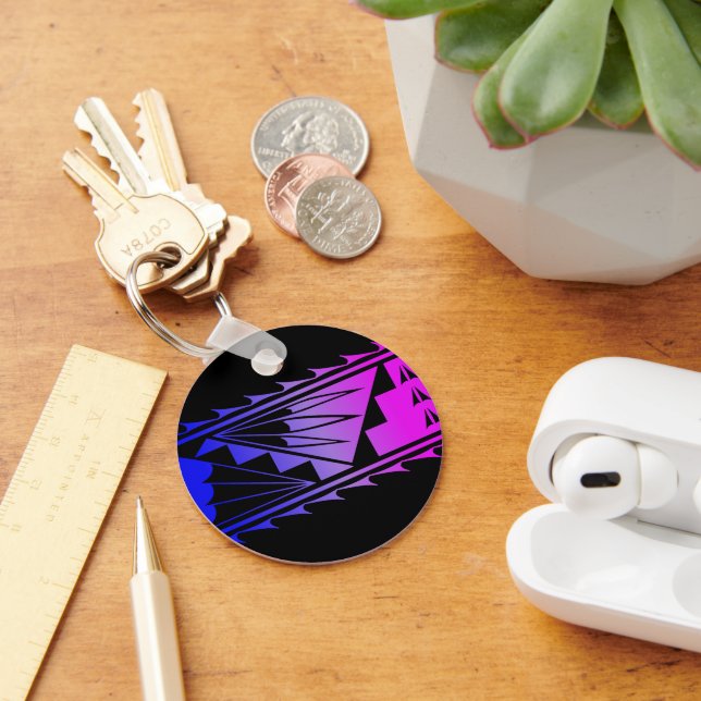 Beautiful Blessings - Purple/Pink -  Keychain (Desk)