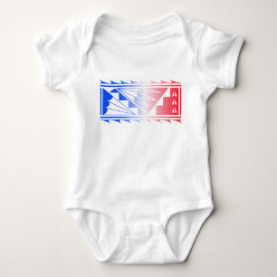 Beautiful Blessings - Red/Blue - Baby Bodysuit