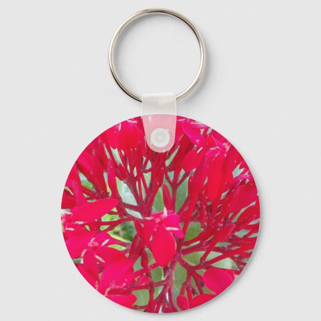 Beautiful Blood Flower Milkweed Art Print/Graphic Keychain (Front)