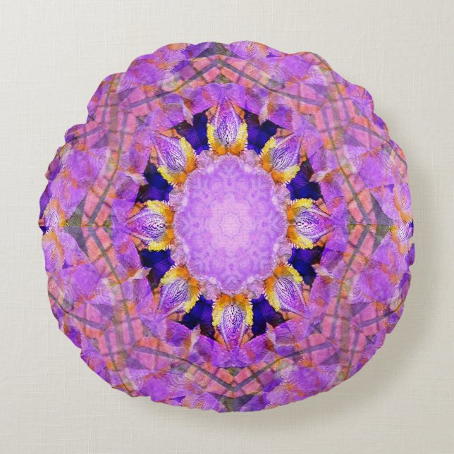 Beautiful Bloom...... Round Pillow (Front)