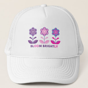 Beautiful Blooming Design T-shirt Trucker Hat