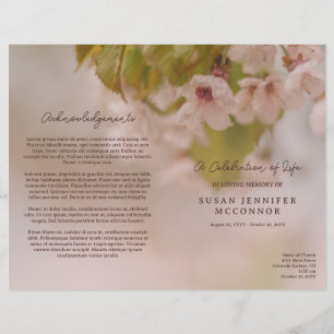 Beautiful Blossoms Celebration of Life Funeral