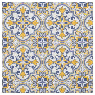 💙 💛Beautiful blue and yellow Azulejos Fabric