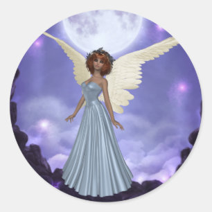 Beautiful Blue Angel Stickers