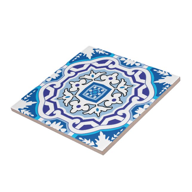 💙 Beautiful blue Azulejos, IV,  Tile (Side)