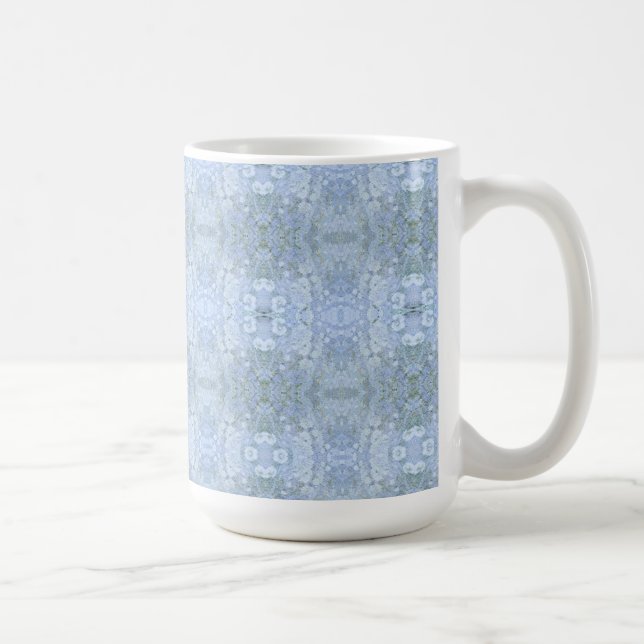 Beautiful Blue Beech Tree Bark Patterned Coffee Mug (Right)