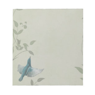 Beautiful Blue Bird Notepad