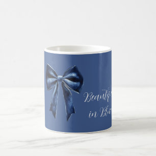 Beautiful Blue Bow Coffee Mug