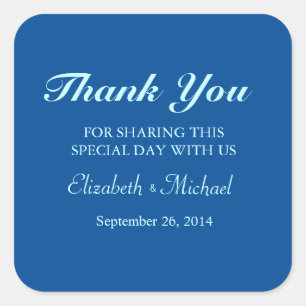 Beautiful Blue Calla Lily Flower Vintage Square Sticker