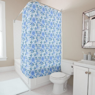 beautiful blue Floral Design gift pattern for her