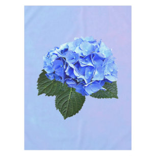 Beautiful Blue Hydrangea Tablecloth