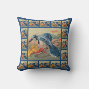 Beautiful Blue Jay Designer Throw Pillow