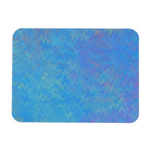 Beautiful Blue Marbled Paper Look Magnet