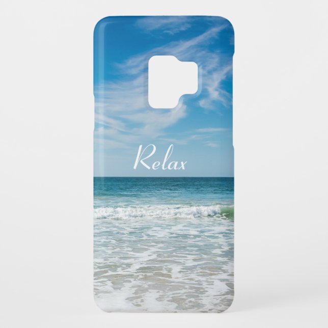 Beautiful blue ocean and sky Case-Mate samsung galaxy case (Back)