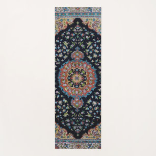 Beautiful Blue Oriental Antique Kilim Rug  Yoga Mat