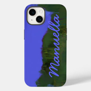 Beautiful Blue Personalized Case-Mate iPhone 14 Case