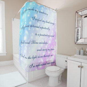 Beautiful Blue / Pink Cleansing Mantra design
