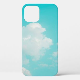 Beautiful blue sky and clouds with daylight natura iPhone 12 case