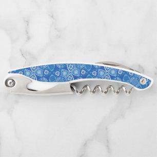 Beautiful blue tiles corkscrew