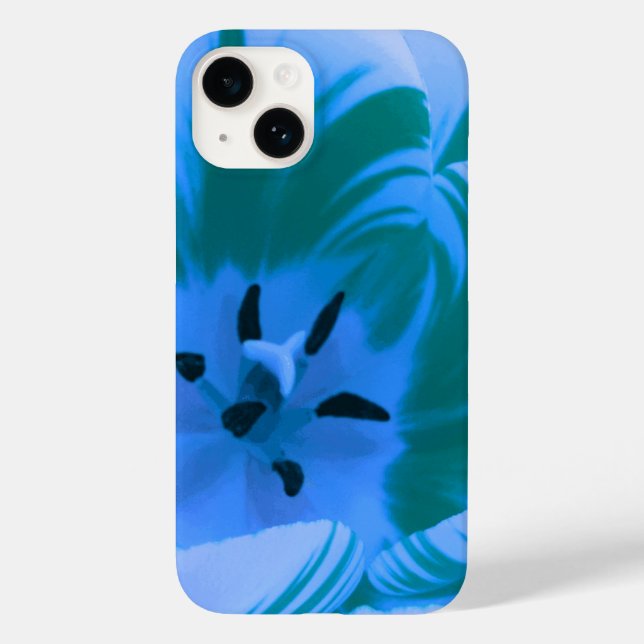 Beautiful Blue Tulip Case-Mate iPhone Case (Back)