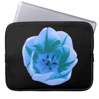 Beautiful Blue Tulip Laptop Bag