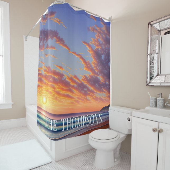 Beautiful Blue Turquoise Ocean Sunset (In Situ)