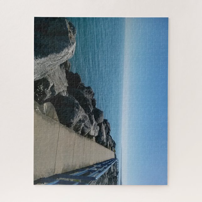 Beautiful Blue Water Puzzle (Vertical)