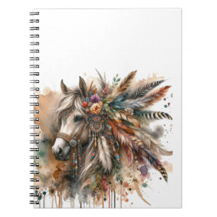 Beautiful Boho Horse  Notebook