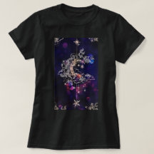 Beautiful Boho Moon Stars Blue Purple Women's