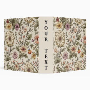 Beautiful Boho on Beige Binder