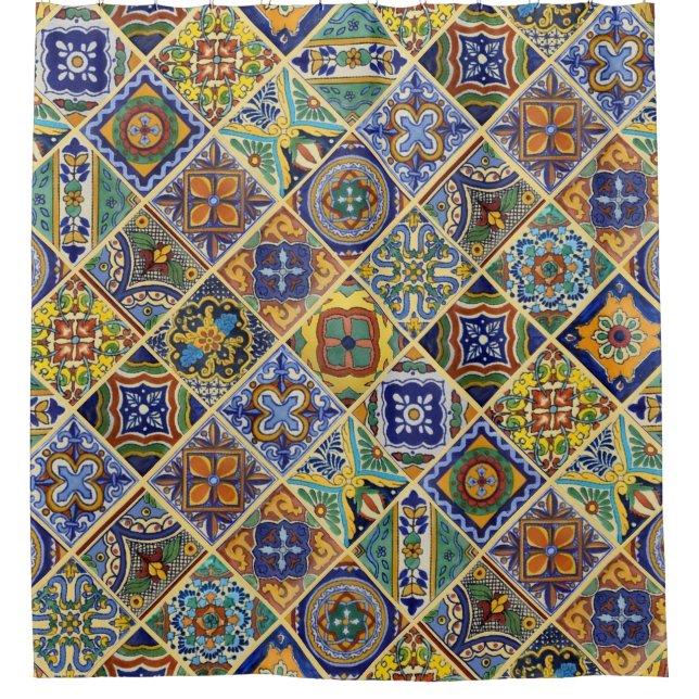 Beautiful Boho Talavera Tile (Front)