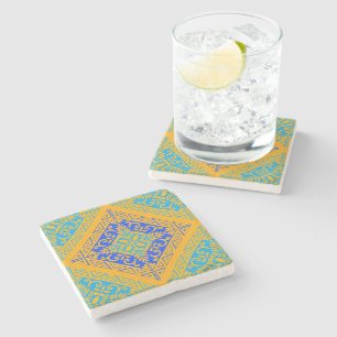 Beautiful Boho Tile Stone Coaster