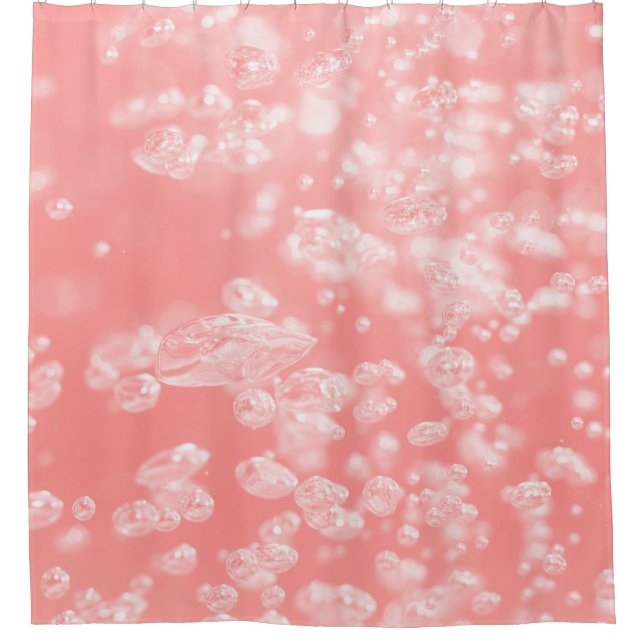 Beautiful bokeh air bubble abstract light pink pas (Front)
