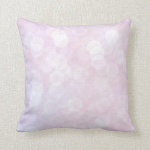 Beautiful Bokeh Pink sparkle/ glitter cushion matt