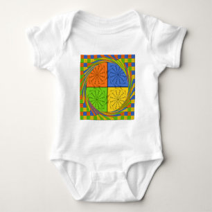 Beautiful Bold Egyptian Pattern: A Dazzling Design Baby Bodysuit