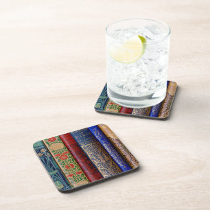 Beautiful Book Spines (Paris) Coaster