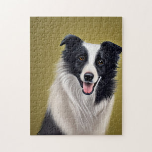 Beautiful Border Collie Jigsaw Puzzle