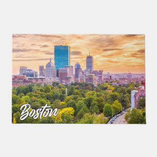 Beautiful Boston, Massachusetts, United States Doormat