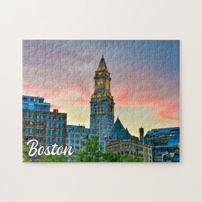 Beautiful Boston, Massachusetts, United States Jigsaw Puzzle (Horizontal)