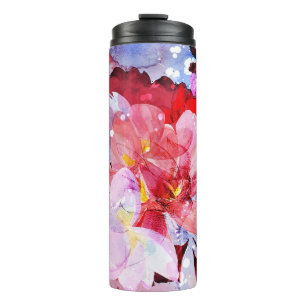 Beautiful bouquet of flowers thermal tumbler