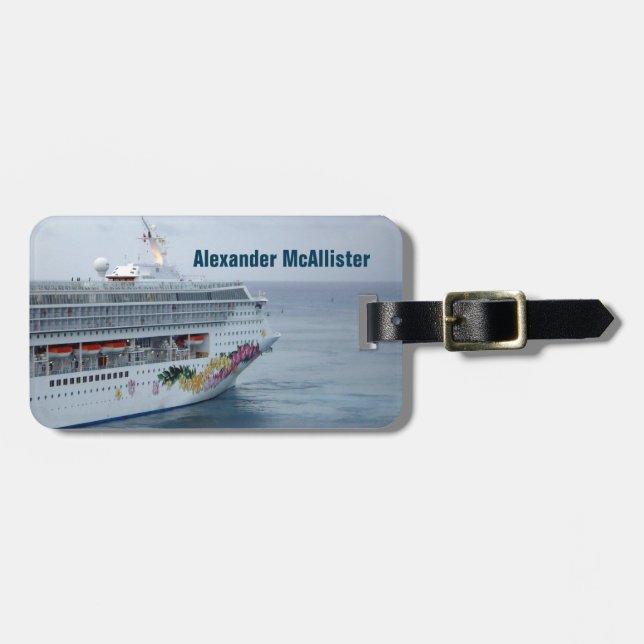 Beautiful Bow Custom Luggage Tag (Front Horizontal)
