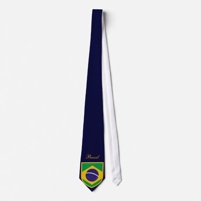 Beautiful Brazil Flag Tie (Front)