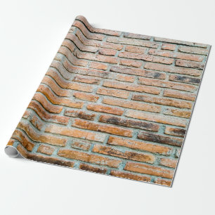 Beautiful brick wall Old classicabstract, architec Wrapping Paper